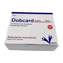 Добутамин Добкард Dobcard (dobutamine) р-р д/ин амп 250мг/20мл в Махачкале и области фото