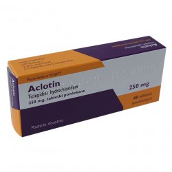 Аклотин (Тиклопидин, Тикло) 250мг 60шт в Махачкале и области фото